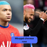 mbappe cheveux rose